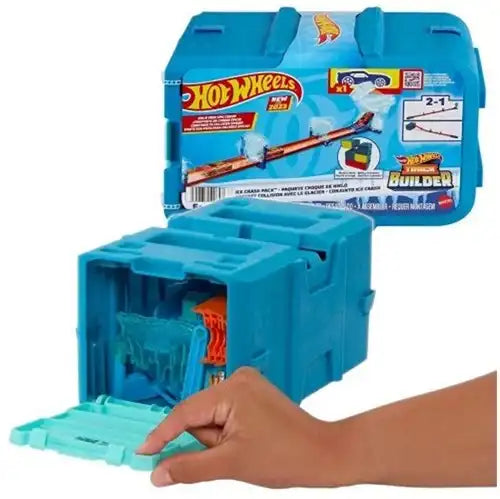 194735109647 – Hot Wheels Track Builder Ice Crash Pack Jeu avec Voiture 15x25 cm – Grossiste Mattel