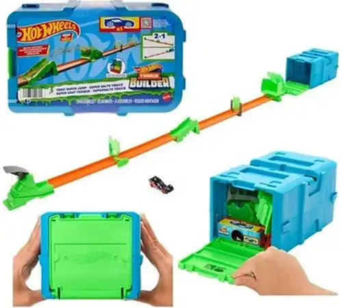 194735109647 – Hot Wheels Track Builder Ice Crash Pack Jeu avec Voiture 15x25 cm – Grossiste Mattel