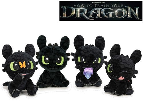 8425611355691	How to Train Your Dragon Peluche Toothless Expressions 4 assortis 30cm