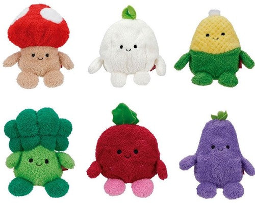 lot de 6 pcs : Jazwares BumBumz Peluche légume assortis 20cm