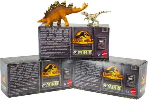 Jurassic World Minis Figure boîte aveugle avec 1 dinosaures 6x12cm