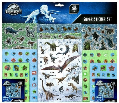 Jurassic World Super Sticker Set 500delig 42x37cm