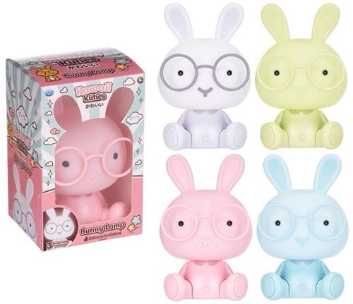 5038104658150 Lot 4x lampes Kawaii Kuties Bunny 23cm 4 assortis