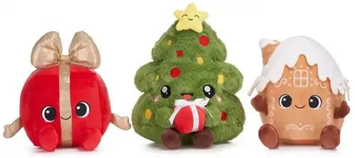5038104494475 – Kawaii Kuties – Peluches Christmas – 19 cm – Colis de 3