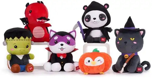 5038104494970 – Kawaii Kuties Peluche Halloween 6 assortis 24cm (colis 6 pièces)