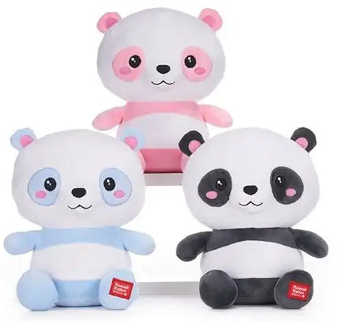 5038104494055 – Kawaii Kuties Peluche Panda assortis 24 cm – Colis de 6 pièces
