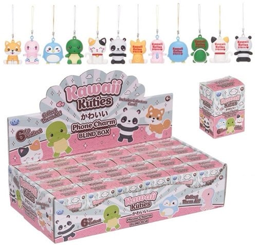5038104659331 – Kawaii Kuties Blind Box x24 cute charms in display | Cheap surprise keychains – Simcha FR