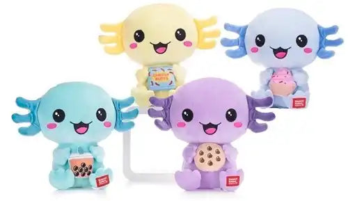 5038104494536 – Kawaii Kuties Peluches Snaxolotl 24cm 4 assortis (colis 4 pièces)