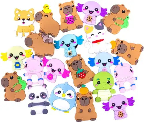 5038104659386 – Lot revendeur 48 pcs Kawaii Kuties Shoe Charms Pack de 6 (7×12 cm)