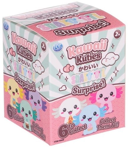 5038104659089 – Lot de 12 Kawaii Kuties Snaxolotl 8 cm en blindbox – Figurines surprises mignonnes à collectionner – Simcha FR