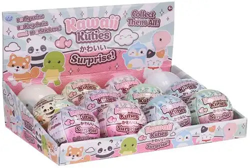 5038104658860 – Kawaii Kuties Surprise Capsule 10 cm (lot de 12 en display) : jouets capsule kawaii à collectionner
