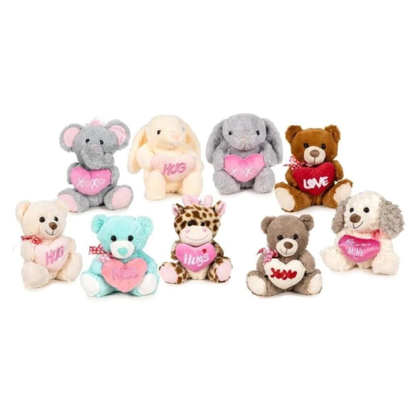 Peluches Saint-Valentin assorties 25 CM