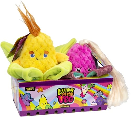 196566208247 Living on the Veg Peluche Dolly & Reggie 18x21cm