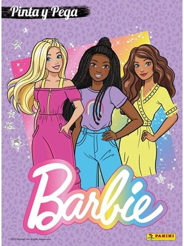 9788427873476 Livre de coloriage et autocollants Barbie Pinta y Pega 22x30cm – 16 pages