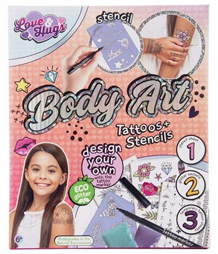 5056219099187 – Love & Hugs Body Art Set 19x23cm