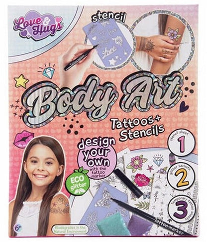 5056219099187 – Love & Hugs Body Art Set 19x23cm