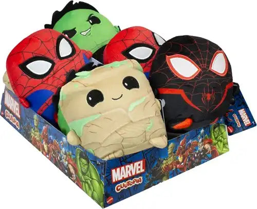 194735048403 – Marvel Cuutopia peluches 12 cm assorties en présentoir (colis de 8) pas cher