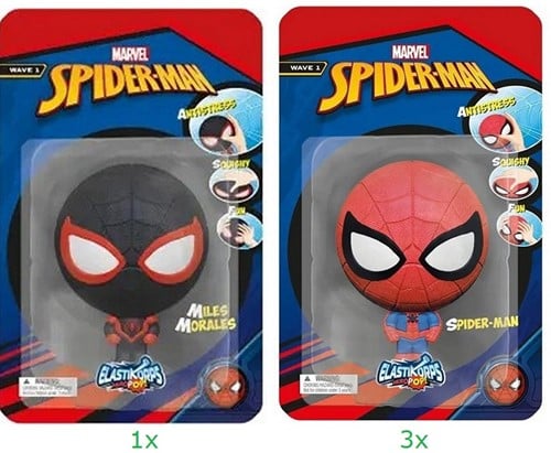 8052532632480	lot de 2 pcs : Marvel Elastikorps Heropop 10cm blister 13x21cm