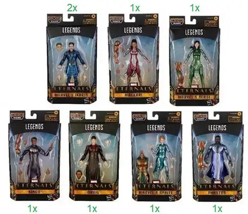 5010993720613 – Marvel Legends Series Figurines 7 assortis 15x27cm (colis de 8 pièces)