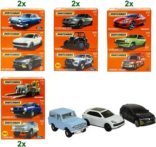 6947731029419 – Matchbox Drive Your Adventure Die-Cast Véhicules en Display (Colis 48 pièces)