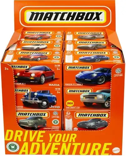 6947731029419 – Matchbox Drive Your Adventure Die-Cast Véhicules en Display – Colis de 48 pièces