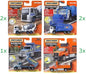 027084661453 – Matchbox Working Rigs – Véhicules de chantier Die-Cast 1:64 – Colis de 8 pièces assorties