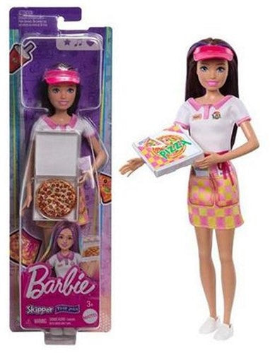 Mattel Barbie Skipper First Jobs Poupée Vendeur de pizza 10x32cm