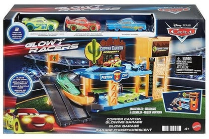 194735170395 - Mattel Disney Pixar Cars Copper Canyon Glowing Garage 26x44cm - Garage de Voitures Lumière et Sons