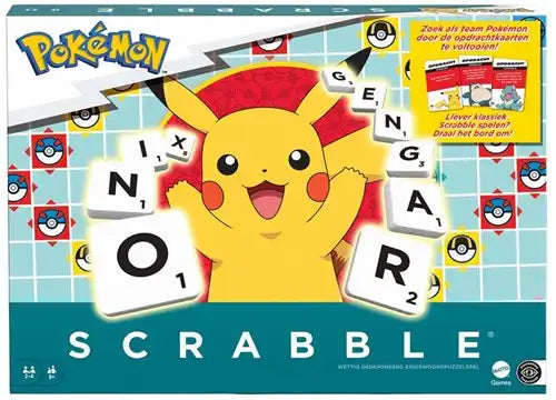 Mattel Games Pokemon Scrabble 26,5 x 36,5 cm
