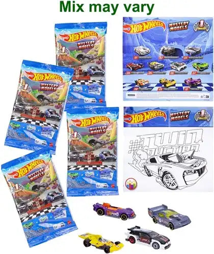 027084855920 – Mattel Hot Wheels Mystery Models Blindbag – Colis de 24 véhicules Die-Cast