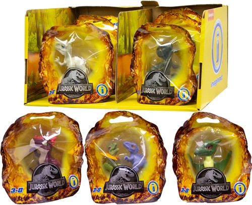 lot de 8 pcs : Mattel Jurassic World Imaginext Figurine Bébé Dino 7cm en sachet 12x13cm