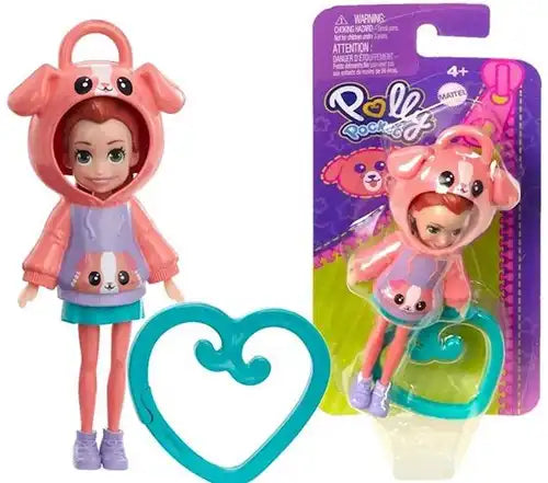 194735108602 – Mattel Polly Pocket Figurines avec clip 6 assortis 7,5x16cm (colis de 12 pièces)