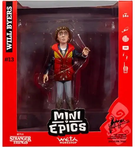 9420024703502 – colis de 1 pc : Mini Epics Stranger Things Will Byers 17,5x20cm – Grossiste – Weta Workshop / Stranger Things