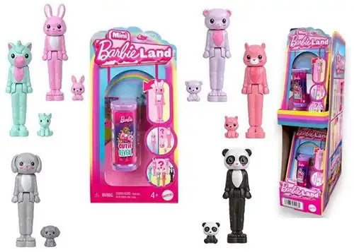 Mini poupée Barbie Land 4cm Cutie Reveal Doll 7,5x15cm assortis en présentoir (10)