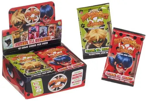 Miraculous Secrets Booster Cards (1x Secret Card / 2x Foil Cards / 7x Cards) 2 assortis 6,5x11cm in display (24)