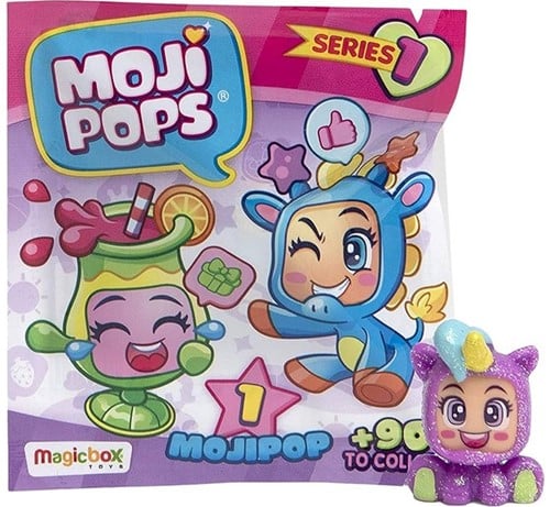 1 pcs : Moji Pops Blindbag 8x10cm assortis