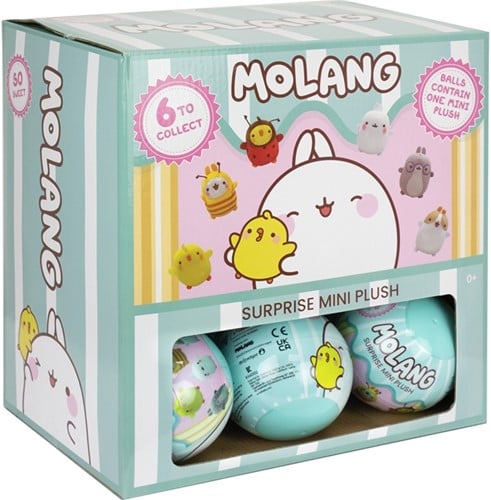5056474210426 Molang Capsule 90mm + Peluche 7,5cm (x18 pcs)
