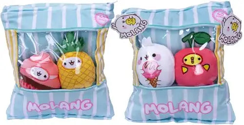 5056474213229 – colis de 4 pcs : Molang Peluche 2 assortis 22x25cm – Grossiste – Molang / Millimages