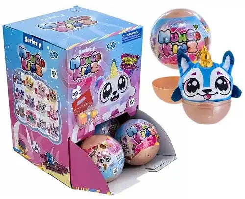 5061047350775 – Munch Kinz Surprise Ball 100 mm assortis en présentoir (colis de 12) dispo Simcha.fr