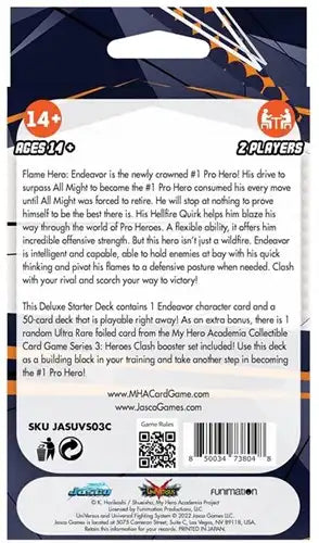 850034738048 – Colis de 6 pcs : My Hero Academia Deluxe Starter Deck 9,5x17 cm en display – Grossiste cartes à collectionner officielles