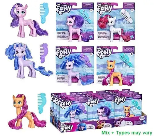 5010993849611 – Figurines My Little Pony Best Movie Friends 6x8 cm pas chères en présentoir de 12
