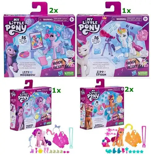 5010996108050 – Vente en gros My Little Pony Cutie Mark Magic set 4 assortis – Colis de 6 pcs – Grossiste Hasbro