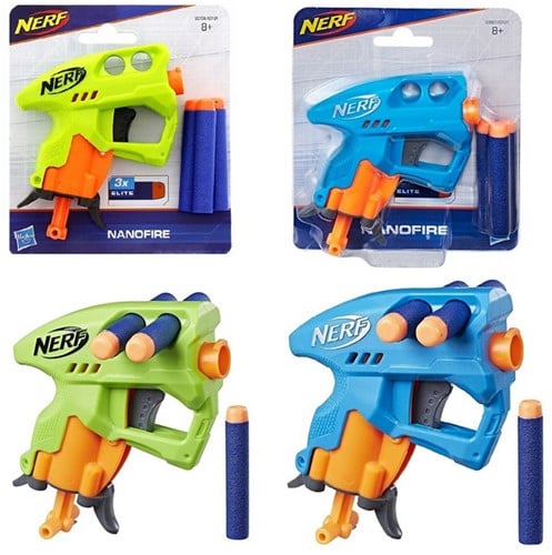 lot de 2 pcs : Nerf Nanofire 2 assortis 14,5x16,5cm Nerf