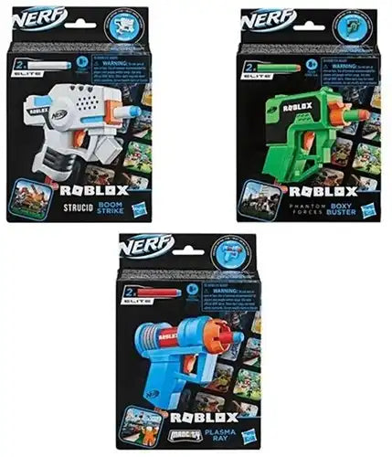 5010993877942 – Colis 6 pcs Nerf Roblox 3 modèles assortis