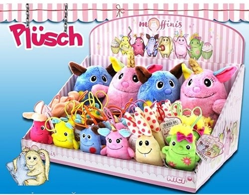 Nici Moffinis – Display 40 peluches assorties 8 à 18 cm | 4012390461084