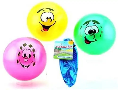 8711866293513 – Colis revendeur 4 pcs OUTDOOR FUN – Ballons Smiley 85 g 4 assortis – Déstockage jouets pas chers grossiste
