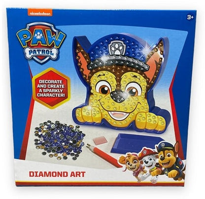 🏷️ 5055114345672 – Paw Patrol Diamond Art Chase 18x18 cm – Loisirs créatifs enfants 3+