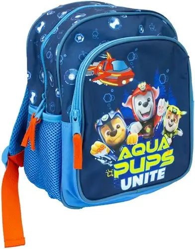 Paw Patrol Junior Sac à dos (2 compartiments, 2 poches latérales) 28x21x15cm