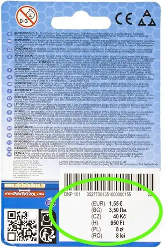 84941001351000000155 – Paw Patrol Puzzle Eraser personnages assortis 8x12cm (colis 12 pièces)