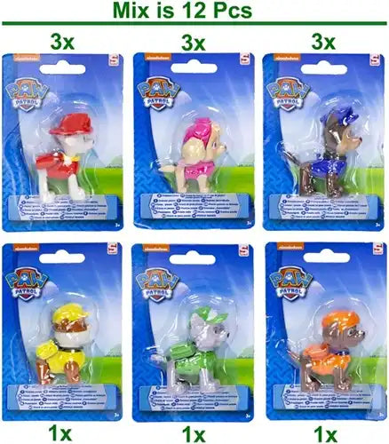 84941001351000000155 – Paw Patrol Puzzle Eraser personnages assortis 8x12cm (colis 12 pièces)